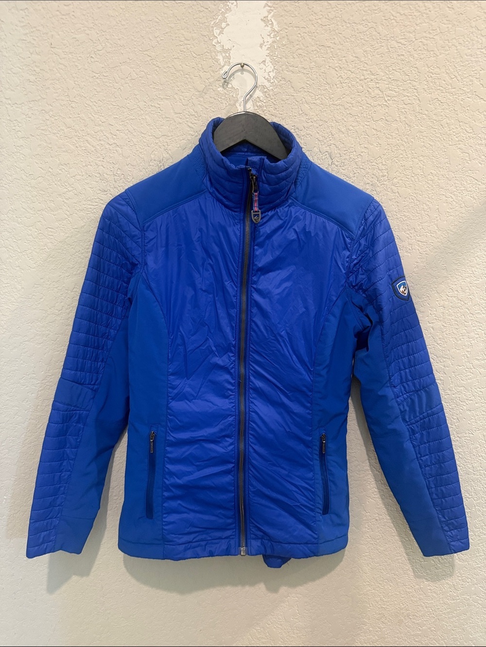 Kuhl Blue Quilted Jacket - Lightweight Cold-Weather Coat women’s size XS